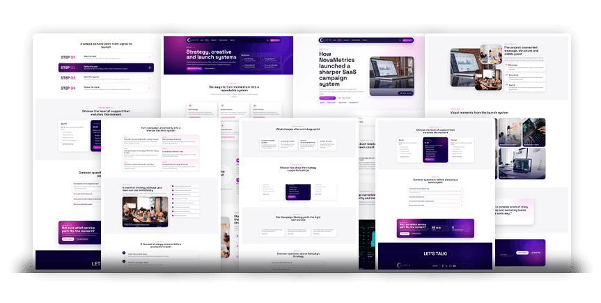 Demo pages